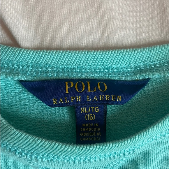 Polo by Ralph Lauren kids Turquoise Crewneck - Picture 2 of 2